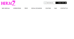 Desktop Screenshot of hermzboutique.com
